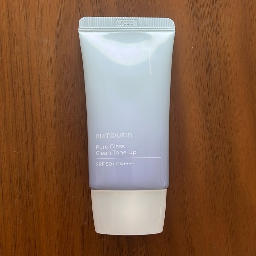 Numbuzin No.1 Pure Glass Clean Tone Up SPF 50++++ Sunscreen 1.69fl oz